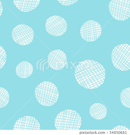 Light blue pattern with doodle striped circles 54850681
