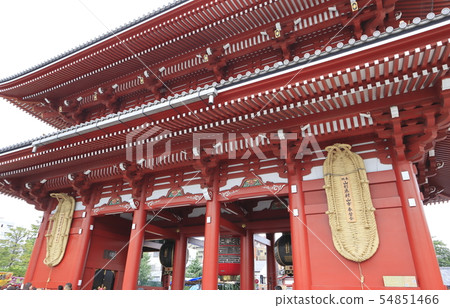 Asakusa Senso-ji Temple的Hokuramon和Daiwaraji 54851466