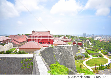 Shuri Castle on a sunny day 54851662