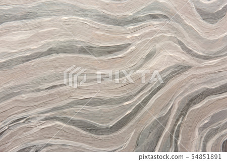 White and gray abstract wave pattern. Oil paint texture. 54851891