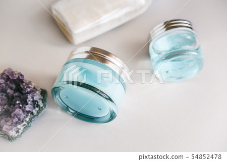 Skincare beauty products from above Skincare beauty products from above 54852478