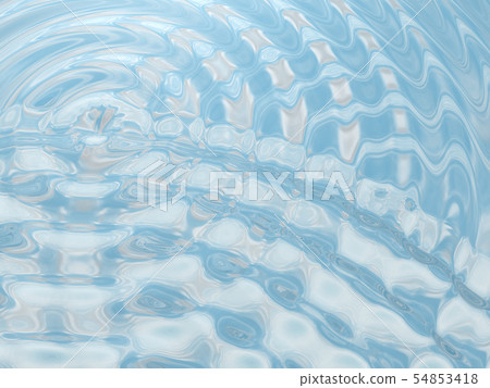 CG 3D例證3D設計背景液體水錶面波紋圖像 54853418