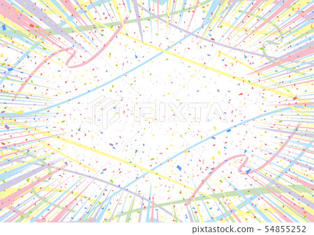 Concentration line confetti pastel color 54855252