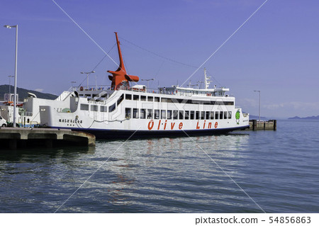 Shozushima Ferry Olive Line Takamatsu Port Kagawa Prefecture Takamatsu City Shozushima Ferry Olive Line Takamatsu Port Kagawa Prefecture Takamatsu City 54856863