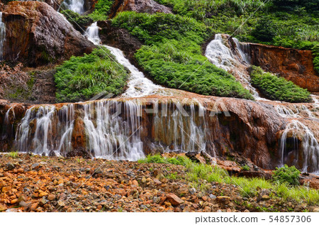 台灣 金瓜石 黃金瀑布 東北角瀑布 台北 The Golden Waterfall 黄金瀑布 台灣 金瓜石 黃金瀑布 東北角瀑布 台北 The Golden Waterfall 黄金瀑布 54857306