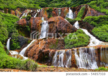 台灣 金瓜石 黃金瀑布 東北角瀑布 台北 The Golden Waterfall 黄金瀑布 台灣 金瓜石 黃金瀑布 東北角瀑布 台北 The Golden Waterfall 黄金瀑布 54857310