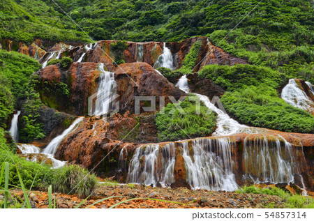 台灣 金瓜石 黃金瀑布 東北角瀑布 台北 The Golden Waterfall 黄金瀑布 台灣 金瓜石 黃金瀑布 東北角瀑布 台北 The Golden Waterfall 黄金瀑布 54857314