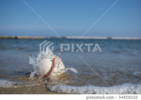 穿著波浪的球 54858310