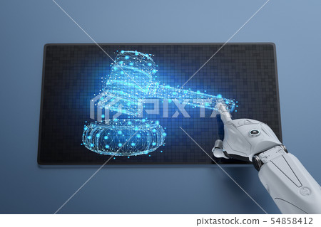 Cyber law concept Cyber law concept 54858412