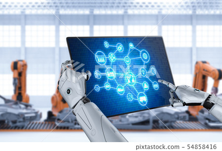 Industrial technology concept 54858416