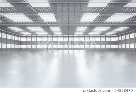 Interior empty factory 54858470