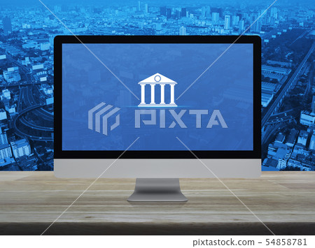 Business banking online concept Business banking online concept 54858781