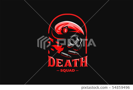 Skull in a military beret Skull in a military beret 54859496