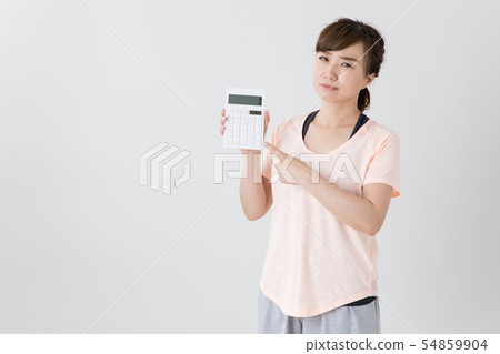 運動裝的女性 運動裝的女性 54859904