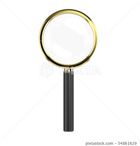 magnifying glass isolated magnifying glass isolated 54861629
