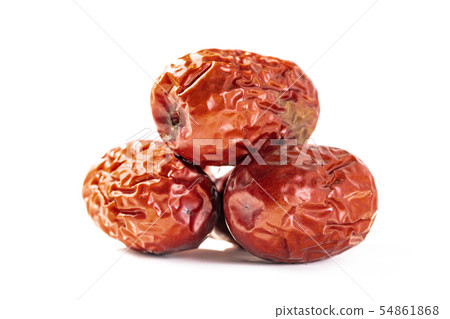 chinese red date isolated on white background chinese red date isolated on white background 54861868