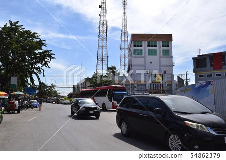 Cambodian border Poipet cityscape Cambodian border Poipet cityscape 54862379