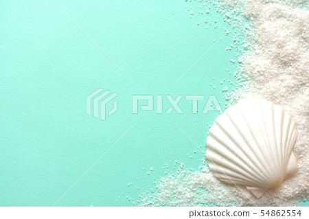 夏天圖像海星沙子背景材料 54862554