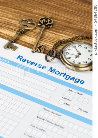 Reverse mortgage application form, financial 54864280