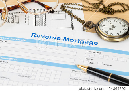 Reverse mortgage application form, financial 54864292