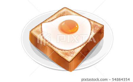Egg toast 54864354