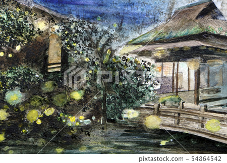 A woman in the yukata of the evening cool Genji firefly firefly firefly hunting A woman in the yukata of the evening cool Genji firefly firefly firefly hunting 54864542