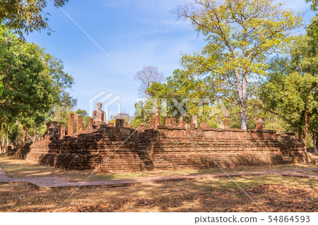 Wat Sing temple in Kamphaeng Phet Historical Park, Wat Sing temple in Kamphaeng Phet Historical Park, 54864593