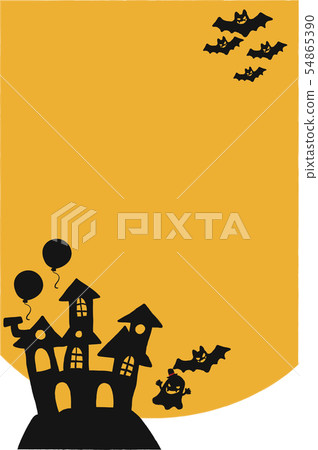 Halloween Material Illustration Vertical Halloween Material Illustration Vertical 54865390