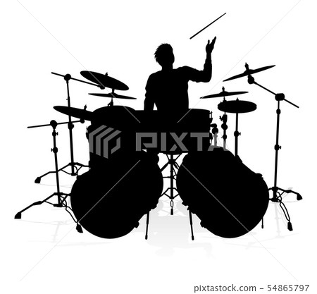 snare drummer silhouette