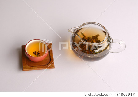 Chinese tea with teapot 54865917