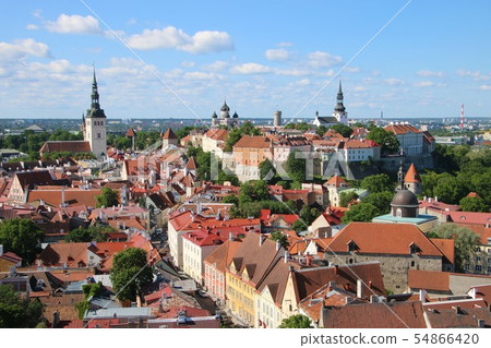 Cityscape of Tallinn Old Town Cityscape of Tallinn Old Town 54866420