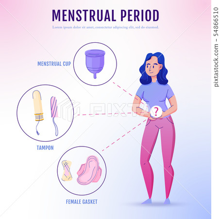 Feminine Hygiene Flat Infoposter  54866510