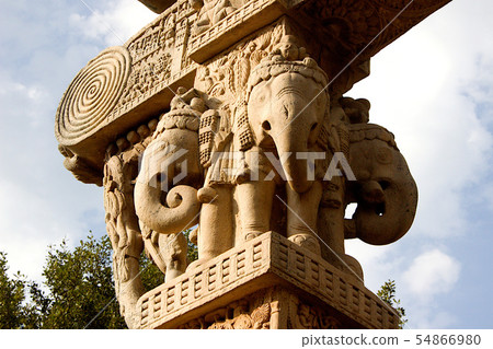 Detail of Stupa Gateway, Sanchi Detail of Stupa Gateway, Sanchi 54866980