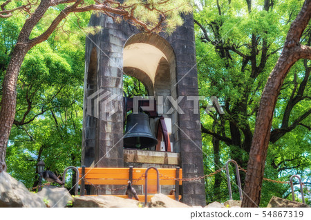 初夏的東京日比谷公園（自由鍾） 54867319