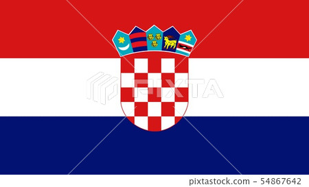 National Flag of Croatia National Flag of Croatia 54867642