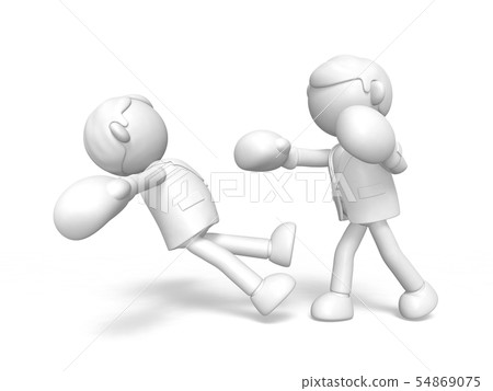 Businessman to do boxing Businessman to do boxing 54869075