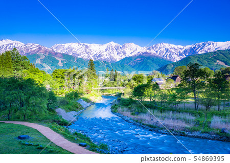 （長野縣）Himekawa，Oide吊橋，北阿爾卑斯山 54869395