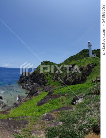 Okinawa Ogakisaki (Oganzaki) Okanzaki Lighthouse Iriomote Island can be viewed Okinawa Ogakisaki (Oganzaki) Okanzaki Lighthouse Iriomote Island can be viewed 54869558