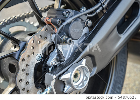 Stock Photo: bike, motorcycle, chain, wheel, up 54870525
