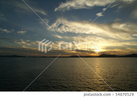 瀨戶內海的日落 瀨戶內海的日落 54870529