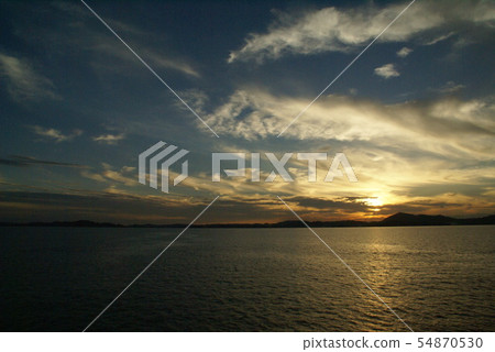 Sunset of the Seto Inland Sea Sunset of the Seto Inland Sea 54870530