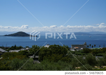 Seto Inland Sea seen from Shodoshima Island Seto Inland Sea seen from Shodoshima Island 54870635