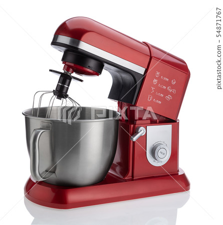 Modern kitchen mixer for baking on a white background. 54871767