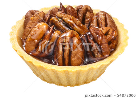 Pecan maple syrup tart dessert, paths Pecan maple syrup tart dessert, paths 54872006