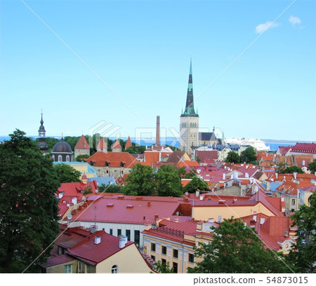 Cityscape from Kohotuoza Observatory in Tallinn Toompea Cityscape from Kohotuoza Observatory in Tallinn Toompea 54873015