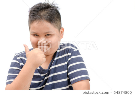 Asian boy showing thumbs up gesture Asian boy showing thumbs up gesture 54874800