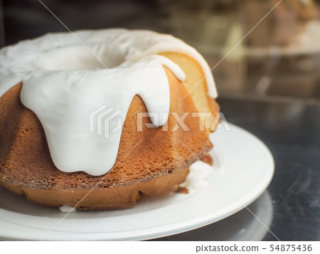 Traditional whole fresh baked gugelhupf 54875436