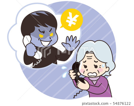 Scammers and senior women 54876122