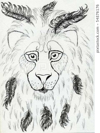 Lion Portrait 54876176