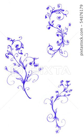 Ink Floral Ink Floral 54876179